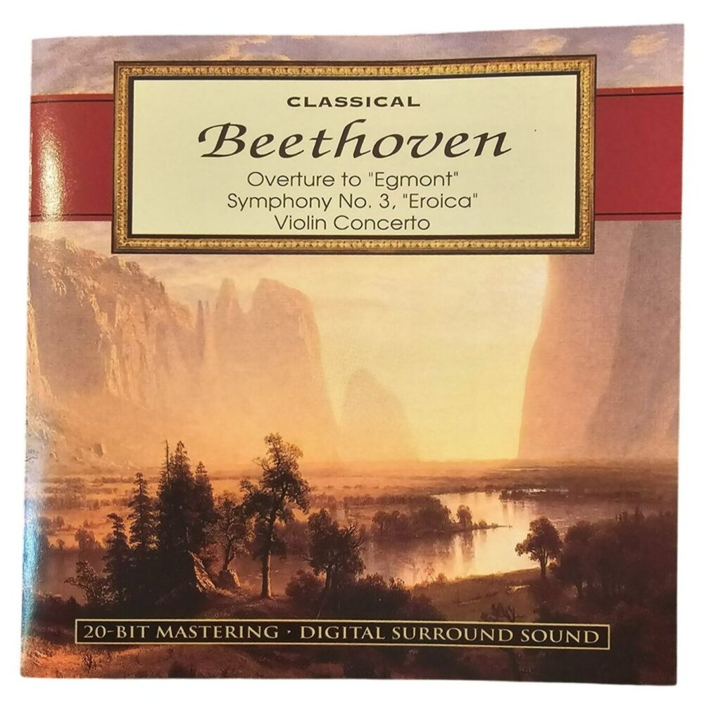 Beethoven CD Overture To Egmont Symphony No. 3 Eroica Violin Concerto  37754cd